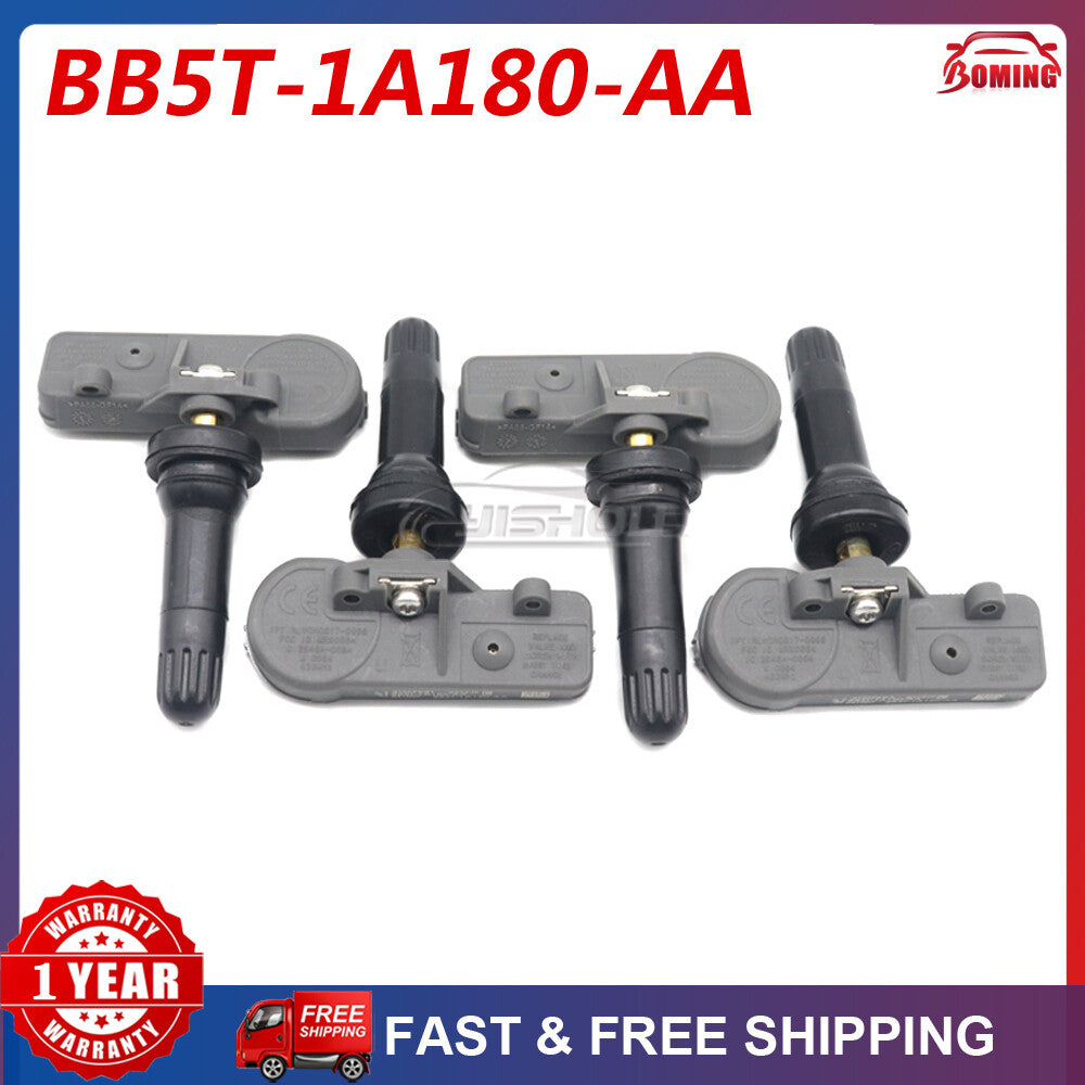 4 Tire Pressure Sensors (TPMS) for Ford Escape Expedition Explorer BB5T-1A180-AA