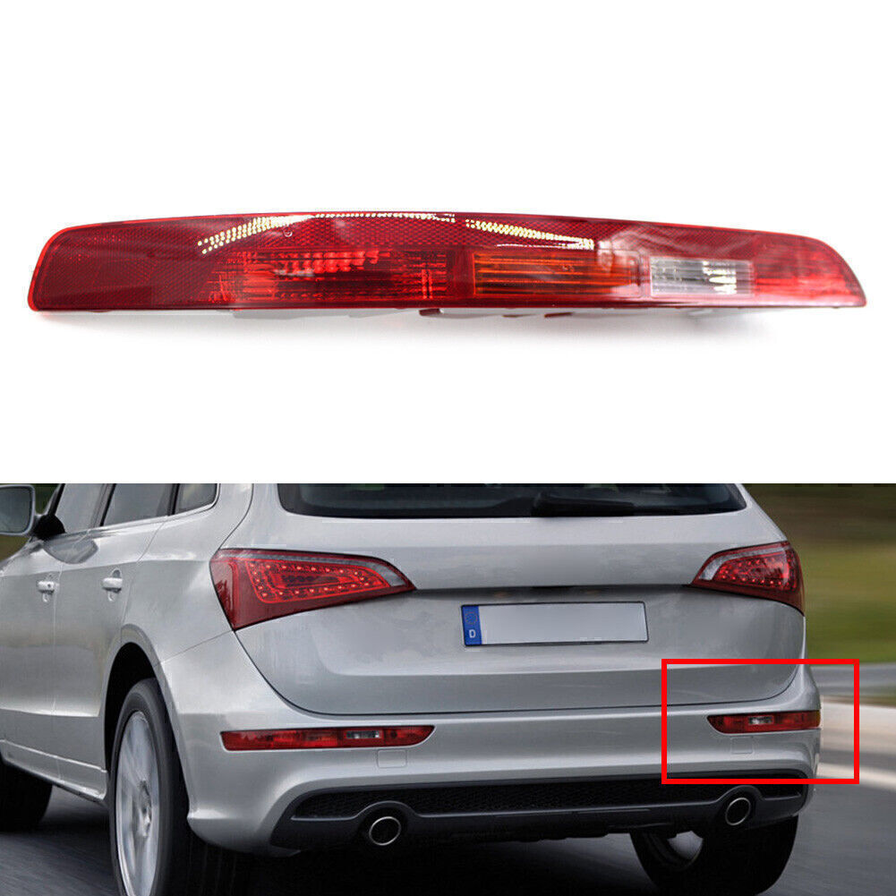 Rear Bumper Lower Tail Light Brake Stop Lamp Right Fit for Audi Q5 2009-2017 Red