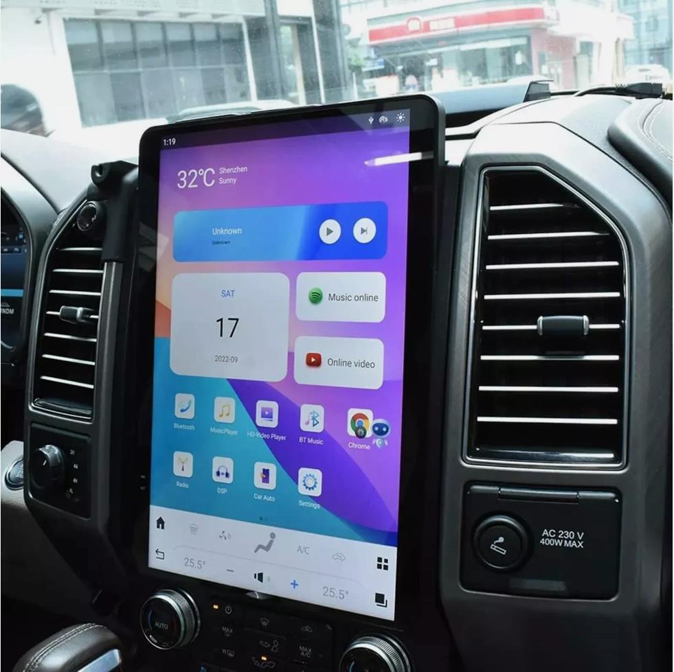 14.4 GPS Radio for Ford F-150 F-250 2015-2023 2K Android 13.0 Vertical Screen