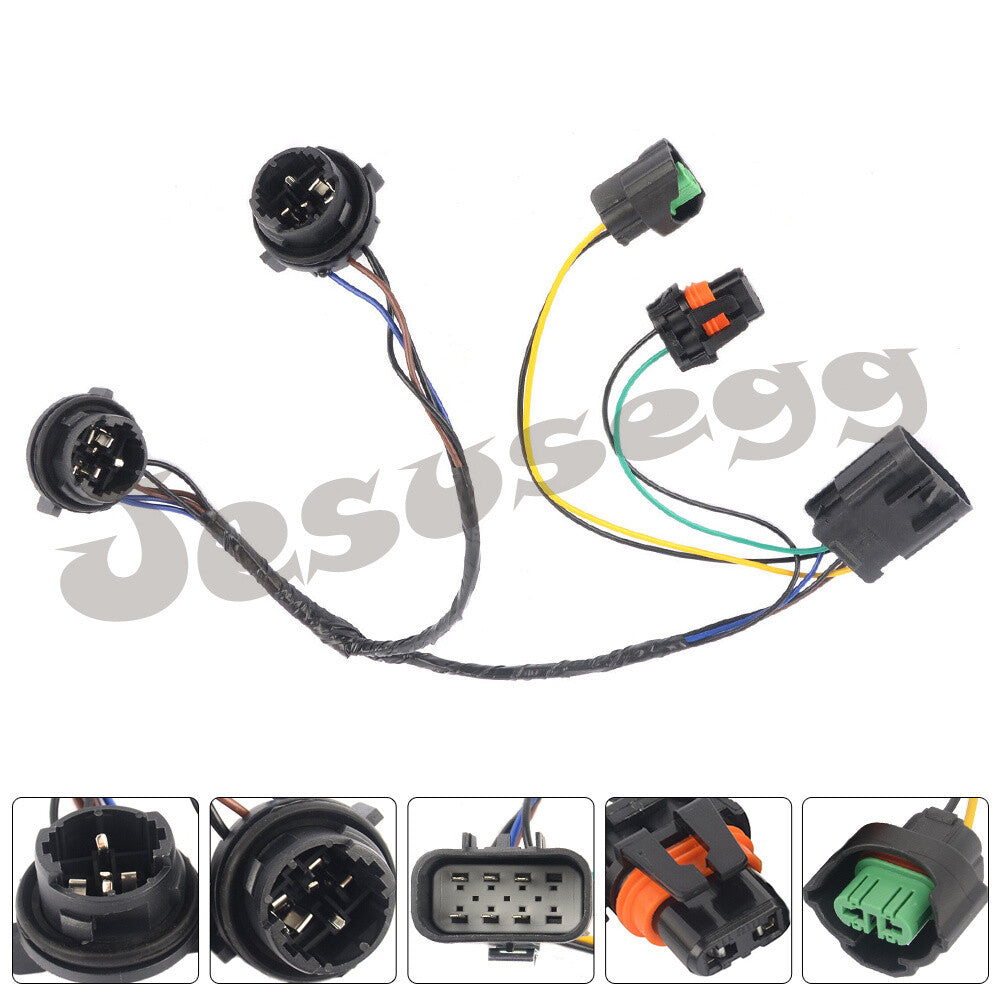 Headlight Wiring Harness Socket Pigtail for Chevrolet Silverado 1500 2500 3500