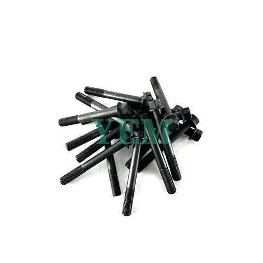 1 Set Engine Head Bolt 18pc For Yanmar 3TNV80F Engine 3TNV80F Cylinder Head Bolt