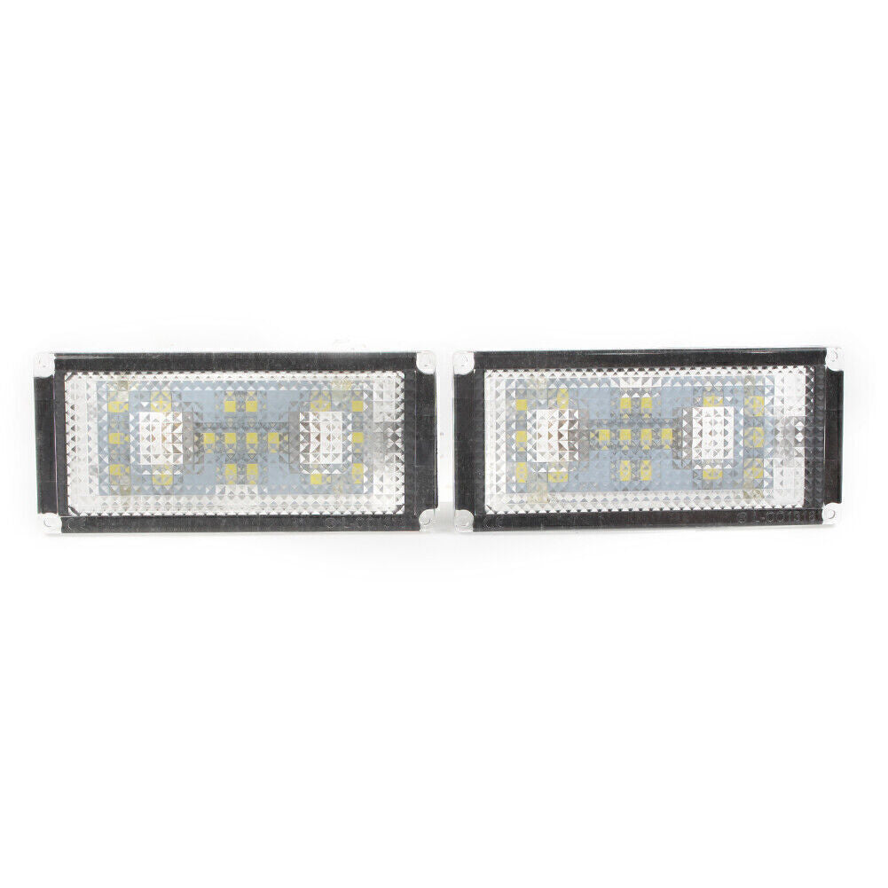2pcs Car 18SMD LED License Plate Light Lamps White Fit for BMW E66 4D 7 Series 12V