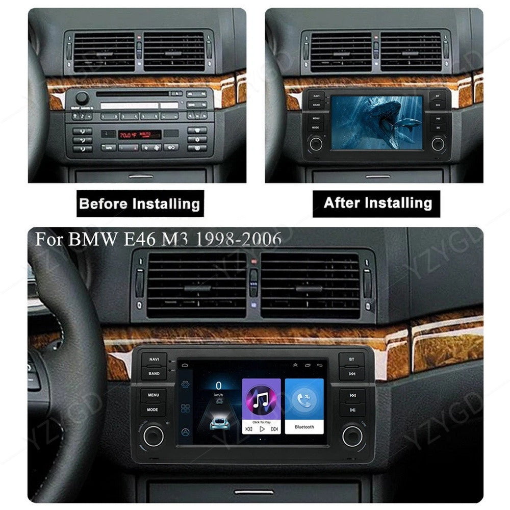 for BMW for Rover 75 1999-2005 Stereo Android Auto CarPlay Car Radio WiFi GPS Screen