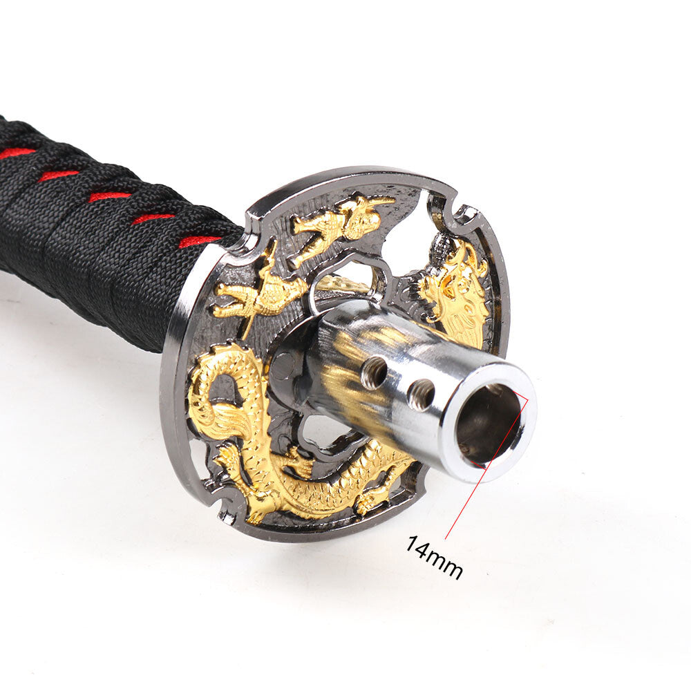 26cm Samurai Sword Shift Knob Shifter Katana Metal Weighted with Adapters