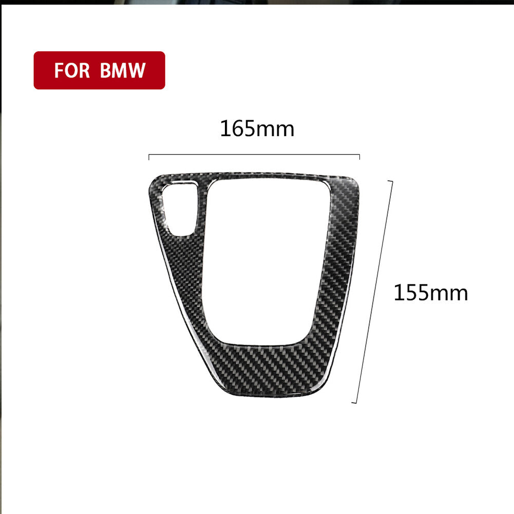 Carbon Fiber Interior Gear Shift Cover Trim for BMW 3 Series E90 2006-2011