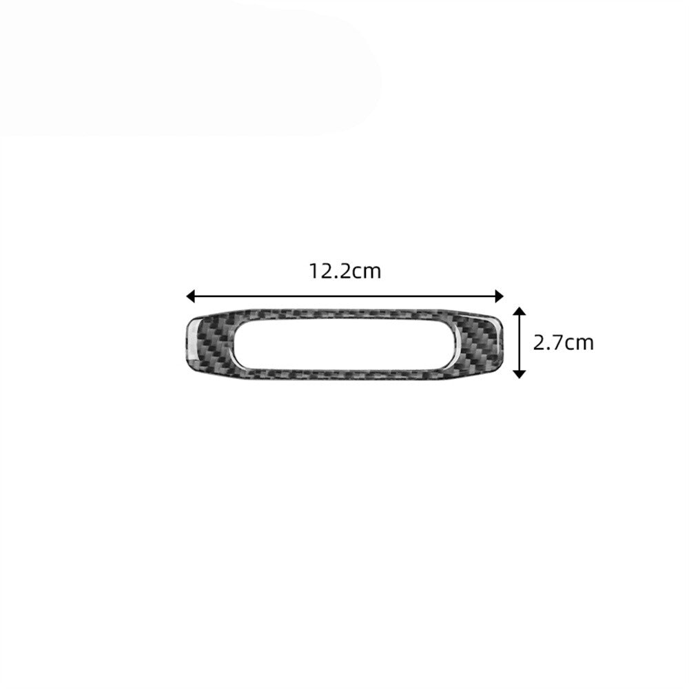 Carbon Fiber Skylight Handle Decorative Cover Trim for Toyota for Corolla 2007-2013