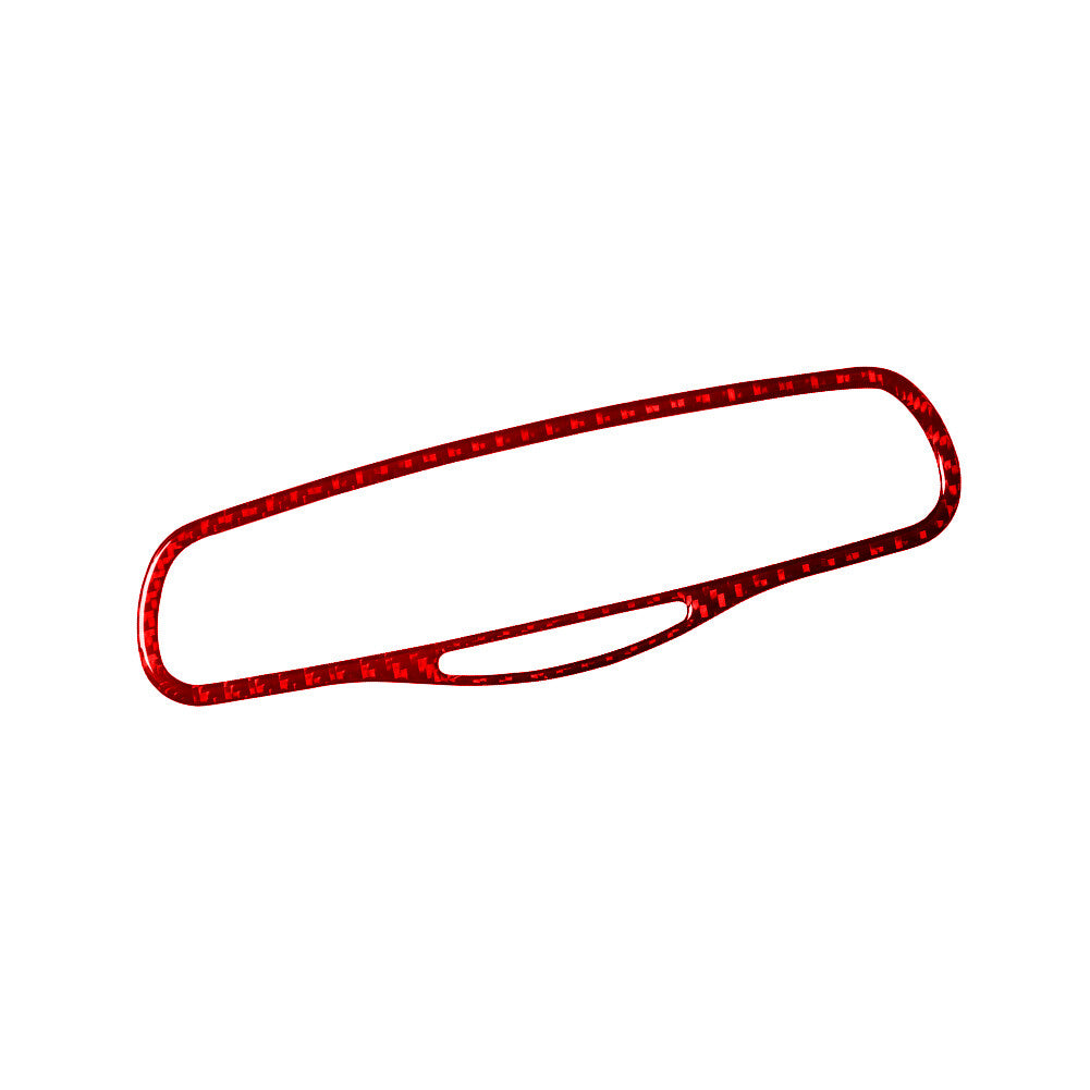 Red Carbon Fiber Interior Rearview Mirror Trim for Lexus RX330 RX350 2004-2009