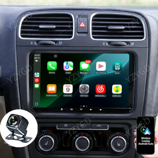Apple Carplay for SKODA Praktik 2010-2011 Stereo Car Radio GPS Navi Screen 2+32G