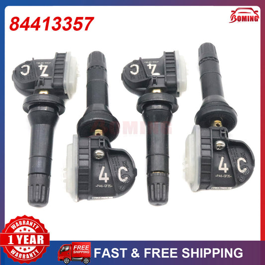 84413357 4PCS New For 2018-22 for GMC for Cadillac for Chevy for Buick TPMS Tire Pressure Sensor