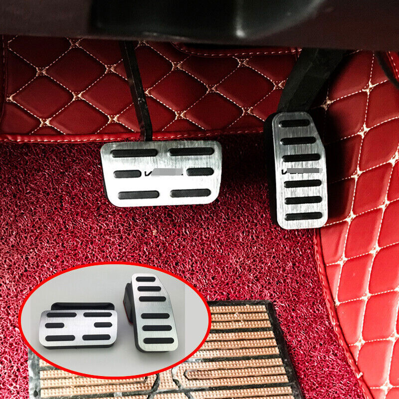 Brake Pedal Accelerator Pedal Cover for Honda HR-V Vezel 2016-22 Black Aluminum