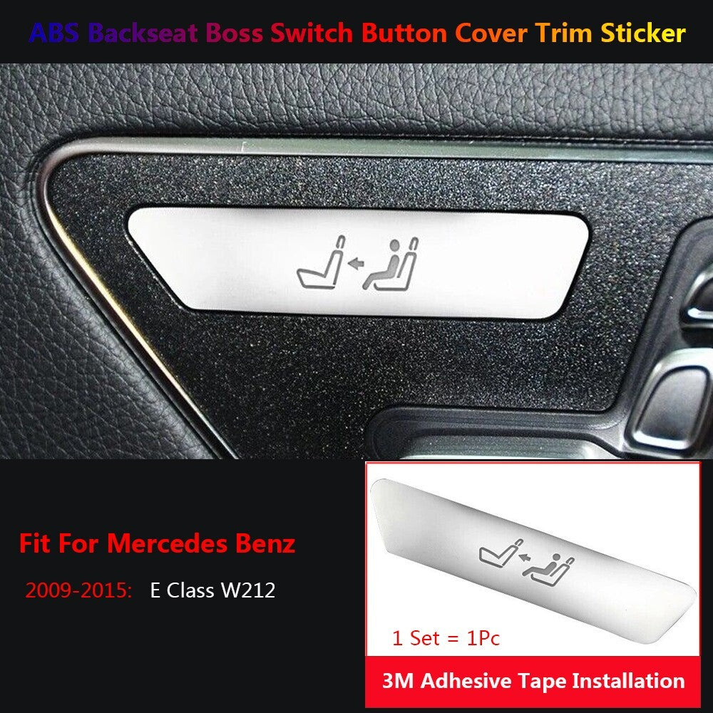 for Mercedes-Benz E W212 Car Interior Rear Boss for Seat Adjust Switch Button Cover