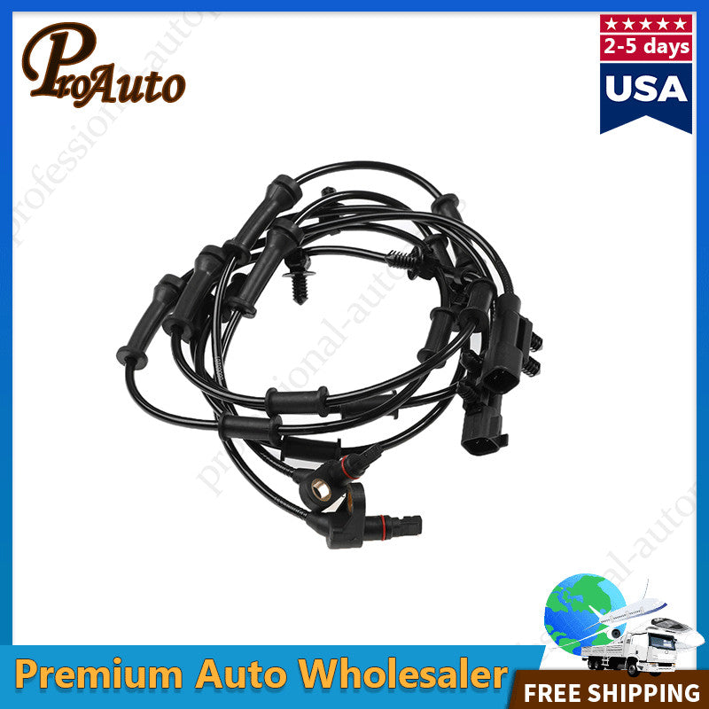 4 ABS Wheel Speed Sensor Front Rear Left Right For 12-17 for Jeep for Wrangler 3.6L