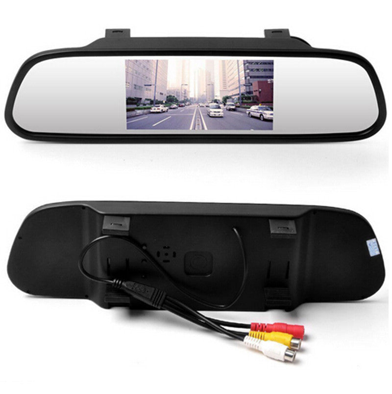 Auto Car Reverse Parking Camera Rearview Mirror TFT Color LCD Display Monitor
