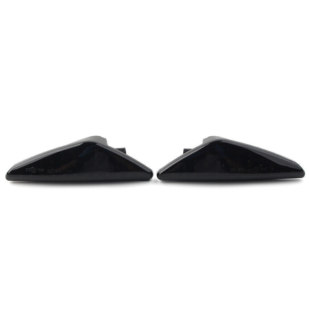 for BMW F25 E70 E71 X3 E72 X5 X6 Dynamic LED Side Marker Turn Signal Light Black