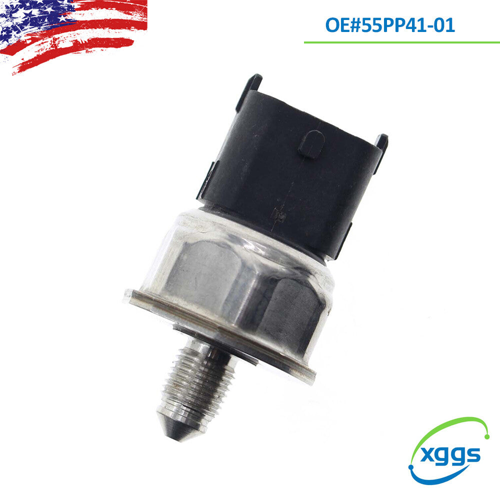 1xFuel Rail Pressure Sensor 0281002971 for Sierra for Chevrolet for GMC Silverado 6.6L