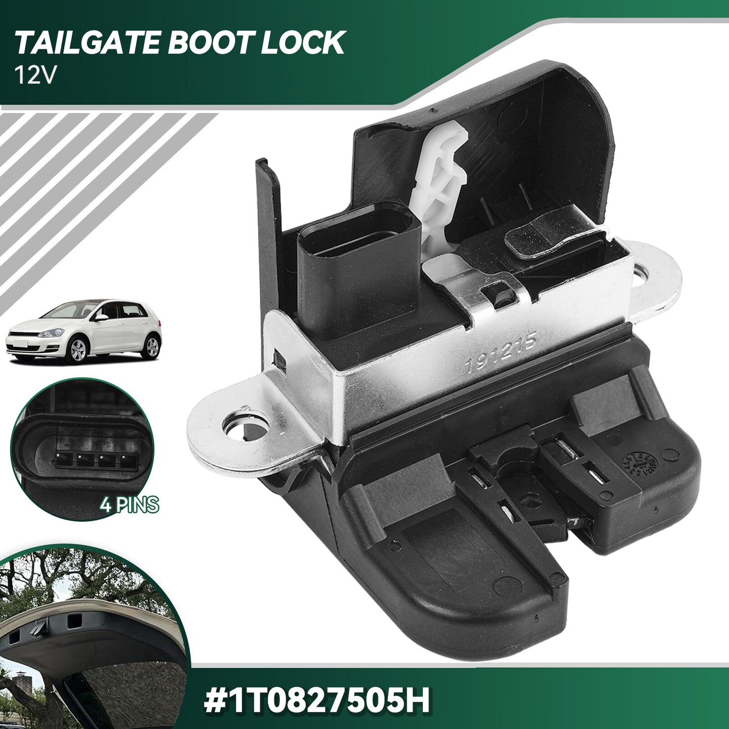 for SEAT Ibiza 6J 2008-2017 Altea XL 2004-2020 Tailgate Trunk Boot Lock Actuator