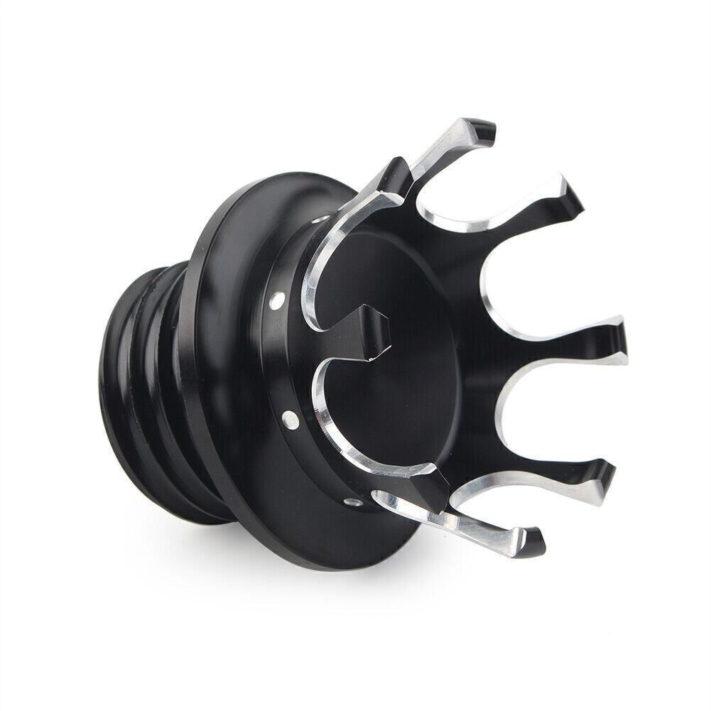 CNC Crown Gas Cap Fuel Tank Cover Right-hand Thread Fit for Harley Sportster Dyna