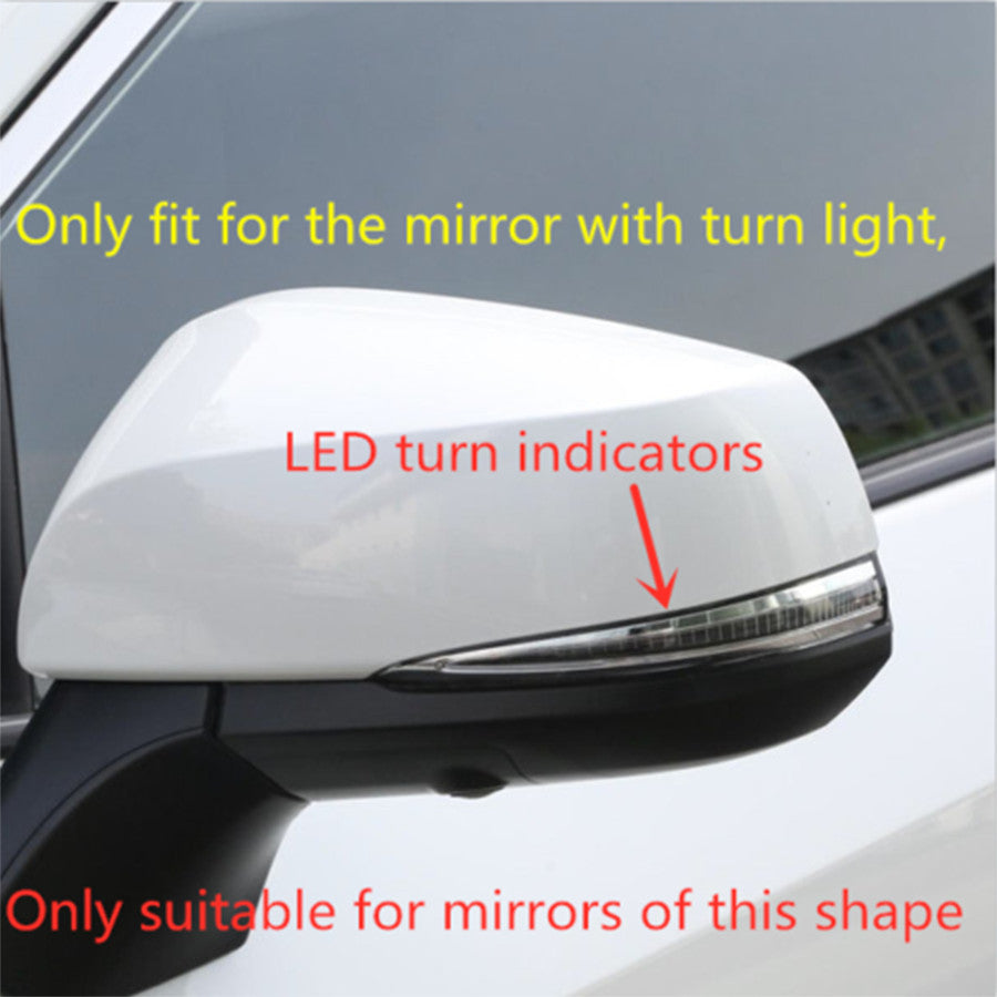for Toyota for Corolla Cross 22-2024 Black Side Door Rear View Mirror Strip Trim 4P