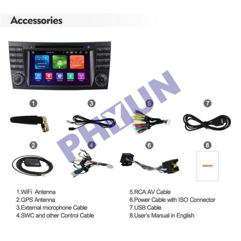 7 Android 10 Car Stereo DVD WiFi 2+32GB DAB GPS Navi for Mercedes-Benz W219