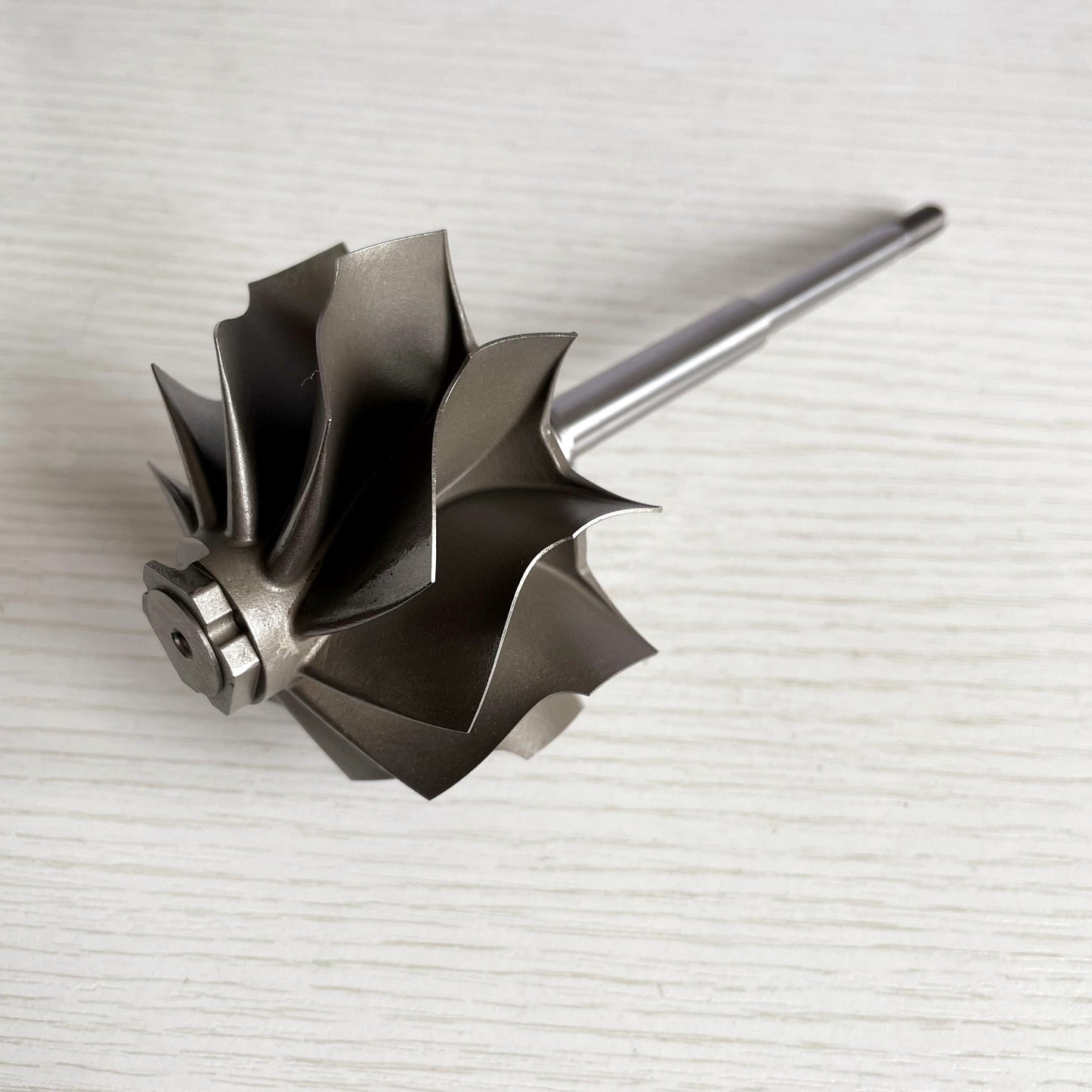 GT40R 68/77 mm 10 Blade Ball Bearing Turbine Shaft/Turbine Wheel
