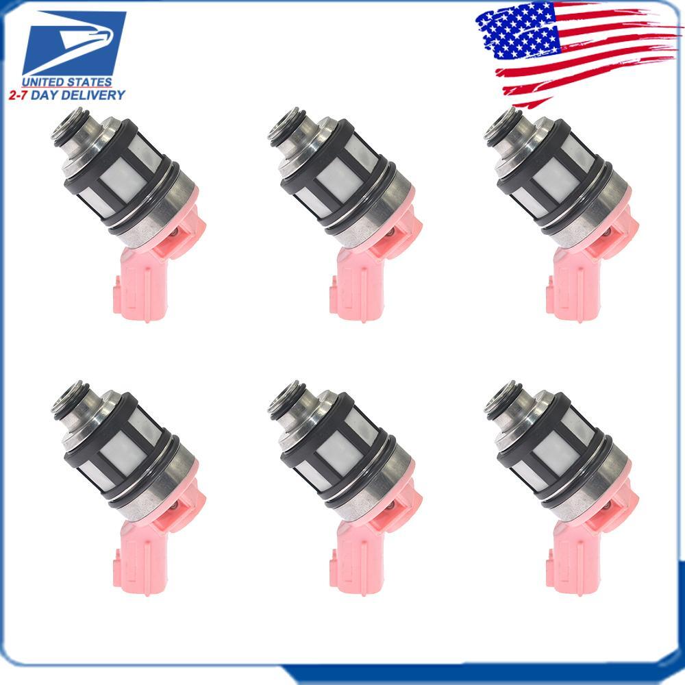 6x JS23-4 Fuel Injectors for Nissan Frontier 1998-2004 Quest 1995-2003 3.3L V6