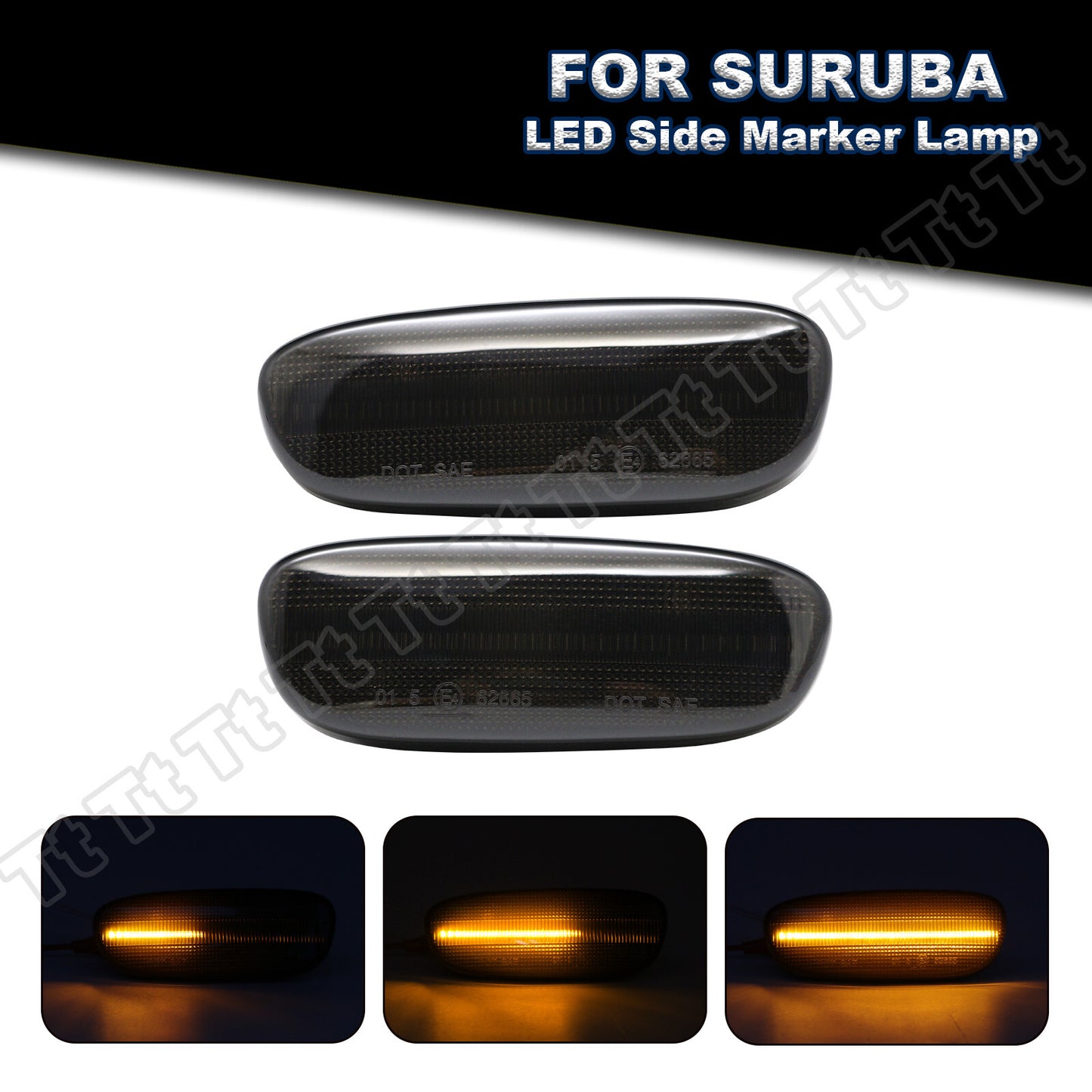 Suitable for Subaru Impreza Sequential Smoke LED Side Marker Signal Light Kit (1993-2001)