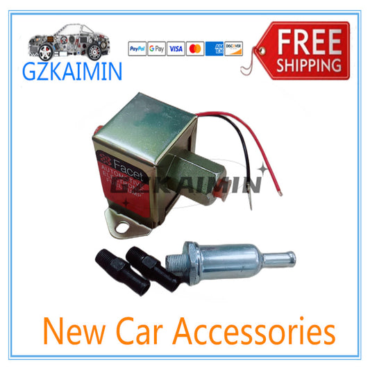 12V Electronic Direct Fuel Pump 4-7PSI High Pressure 90LPH 40104 40106 40107