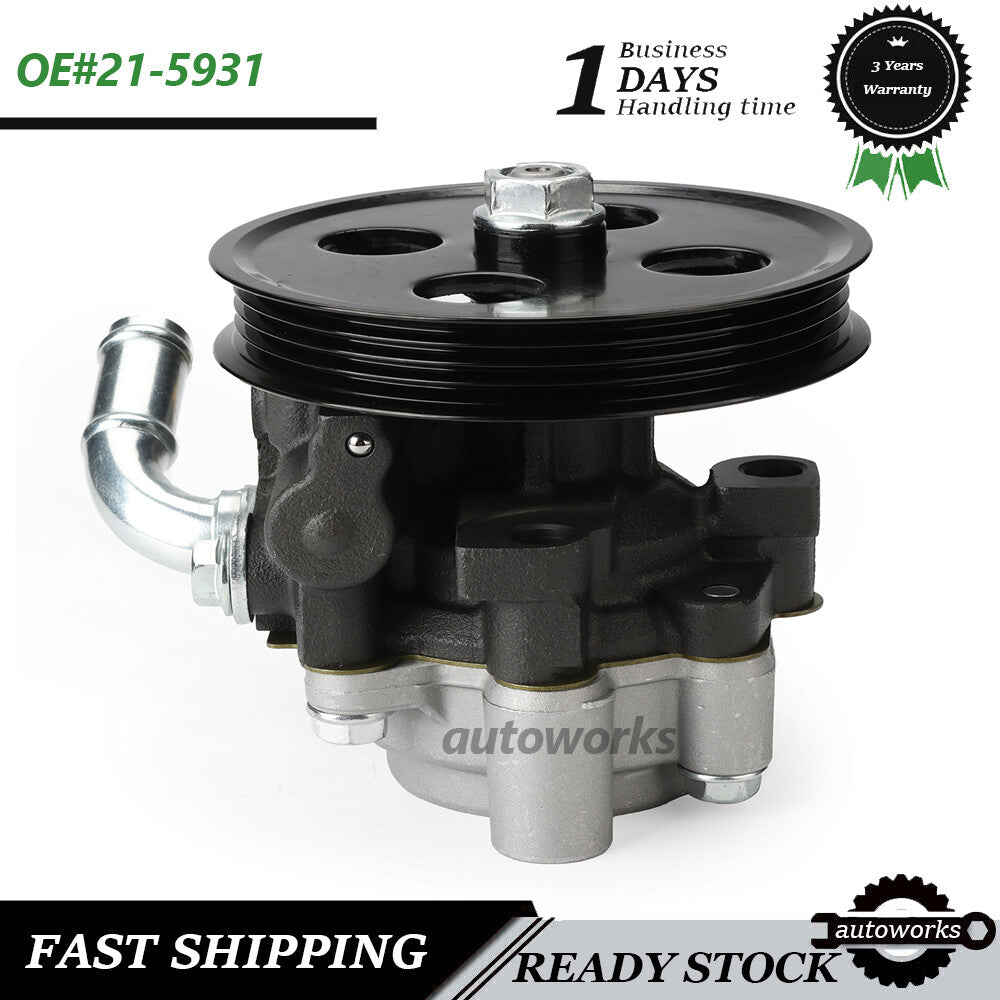 for Toyota Solara for Sienna for Camry Highlander 3.0L V6 Power Steering Pump W/ Pulley