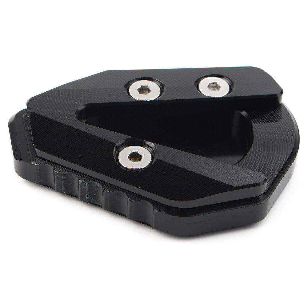 for Yamaha YZFR6 2017-2021 20 BLK Kickstand Foot Support Side Pad Enlarge Plate
