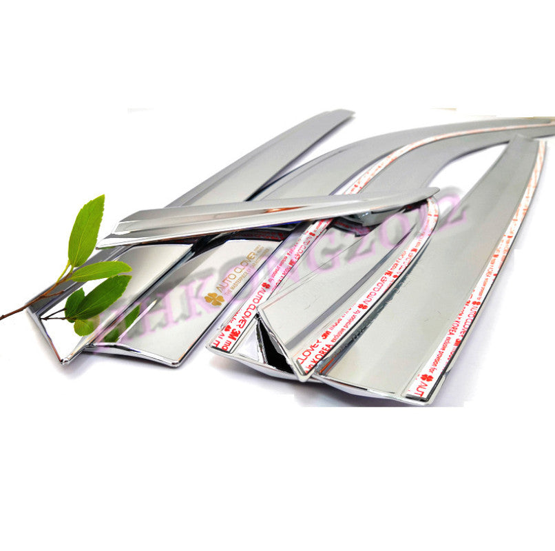for BMW X5 2019-2023 Chrome Window Wind Visors Sun Rain Guard Vent Deflectors