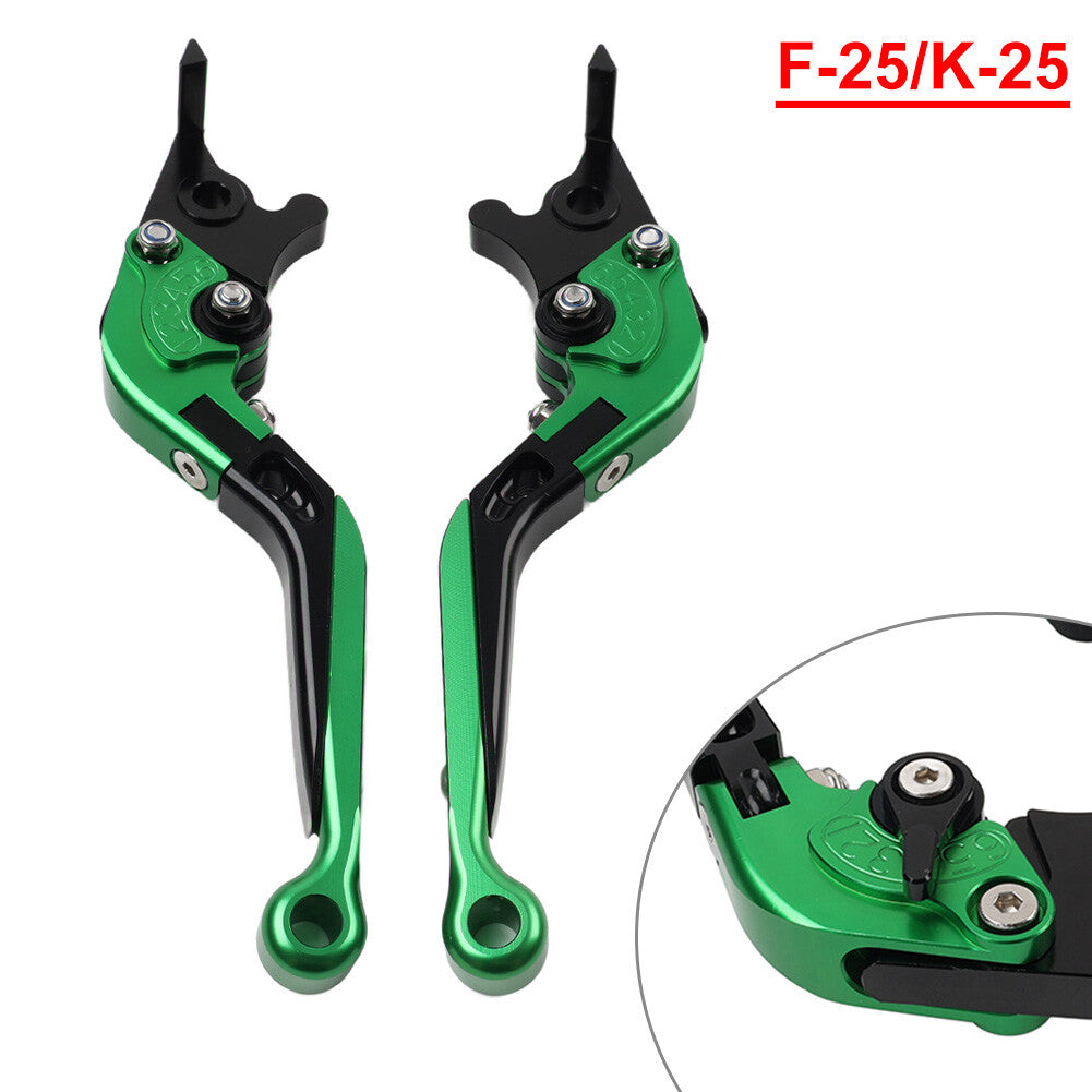 CNC Folding Extendable Brake Clutch Levers fit for Kawasaki 125 250 Z125
