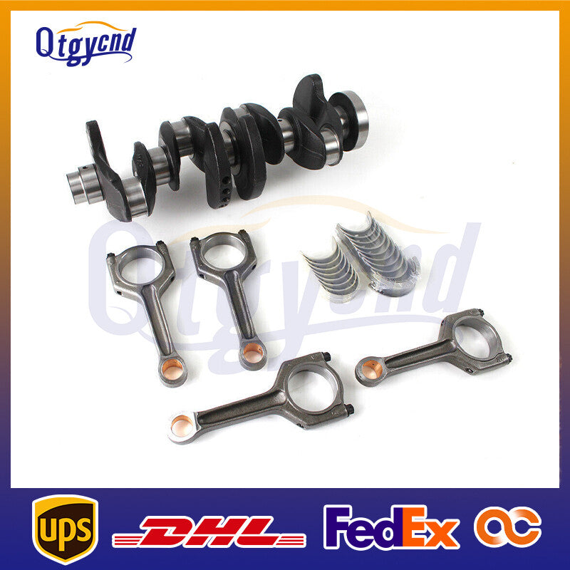 11217640165 Crankshaft and 4 connecting belts with a set of bearings suitable for BMW N20B20A 2.0 En