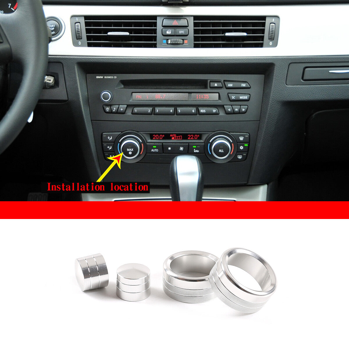 Black front bumper grille vent covers for LR for Land Rover for Range Rover L405 Vogue 13-17 USA