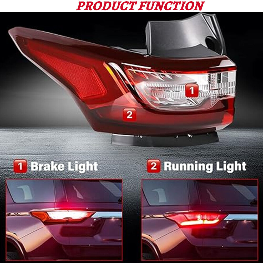 for Chevrolet Traverse 2018-2021 LED taillight left driver side 84990362