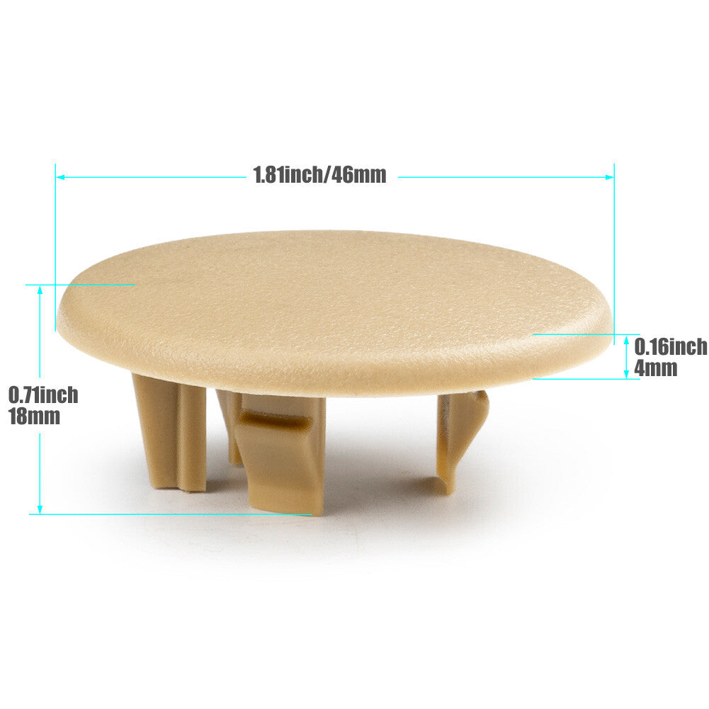 2x Beige Armrest Rear for Seat Cover Cap for Chevy Avalanche for Cadillac for Escalade 07-18