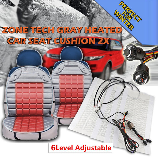 4 x 12V Car for Seat Heater Components, for Seat Heater Heating Pad Kit, Universal Carbon Fiber