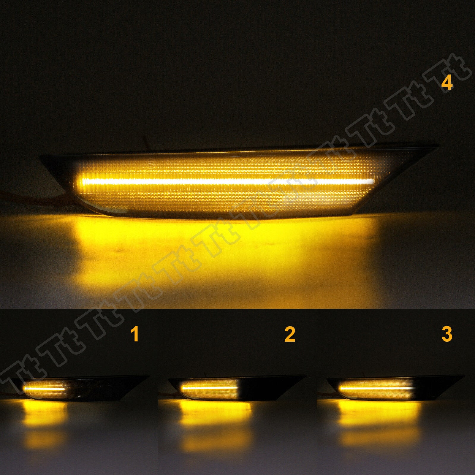 Suitable for 2003-06 for INFINITI G35 sedan sequential LED side marker signal lights (DRL lights)