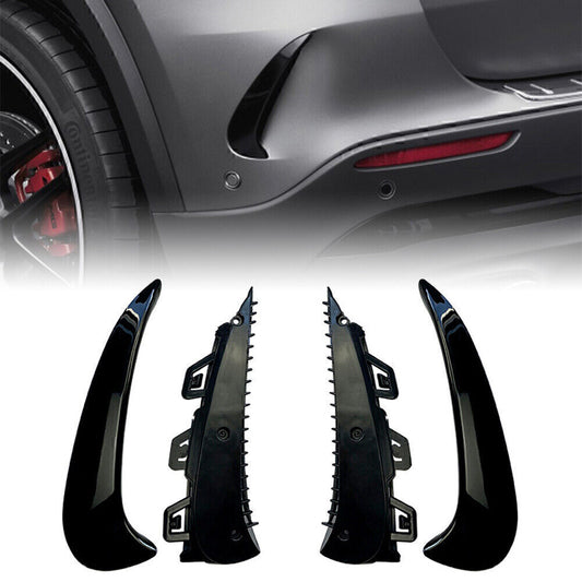 Fit for Mercedes-Benz GLA200 260 H247 Rear Bumper Splitter Spoiler Canard Air Vent