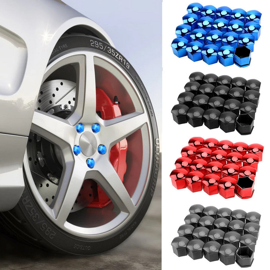 Car wheel nut cover, hub bolt protection cover, bolt rust prevention black, suitable for Nissan .