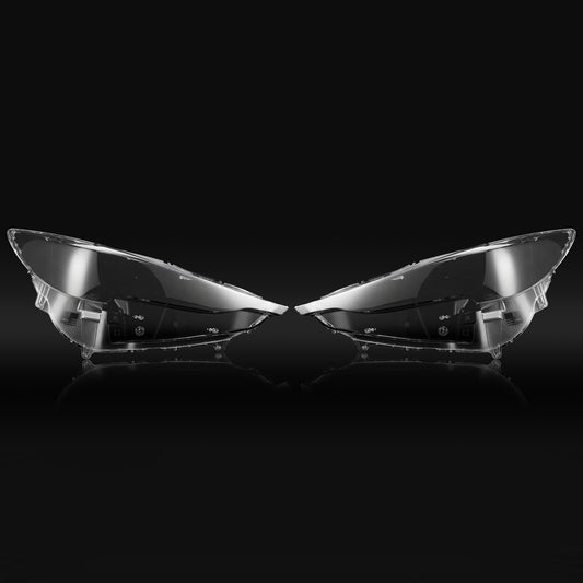 Two headlight lens covers for Mazda CX-5 2017-2021, left and right headlight caps.