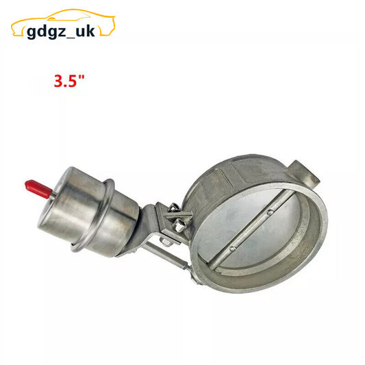 3.5 Exhaust Control Valve Vacuum Actuated Closed Downpipe Steel Valve 3.5Inch