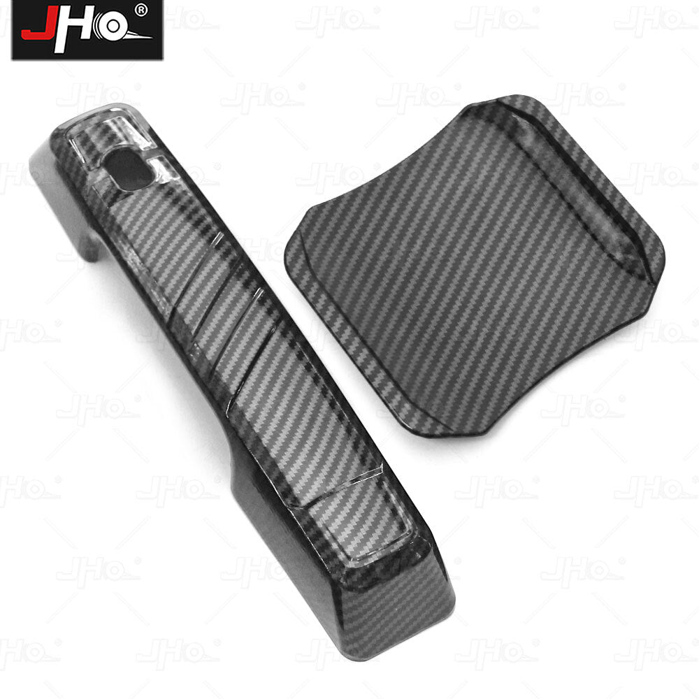 Carbon Fiber Trunk Tailgate Handle and Bowl Trim Cover for Ford Bronco 2021-2024