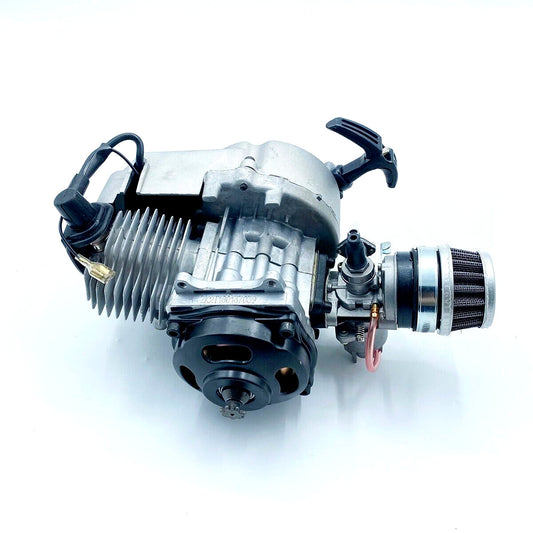 49CC Pull Start 2-Stroke Complete Engine Transmission Motor Pocket Dirt Bike
