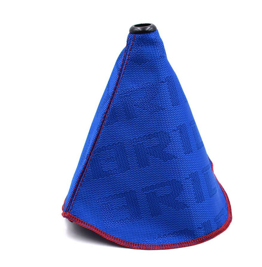 Car Gear Shift Knob Boot Racing Gearbox Protective Cover Premium Fabric Blue Suitable for Smart Seats