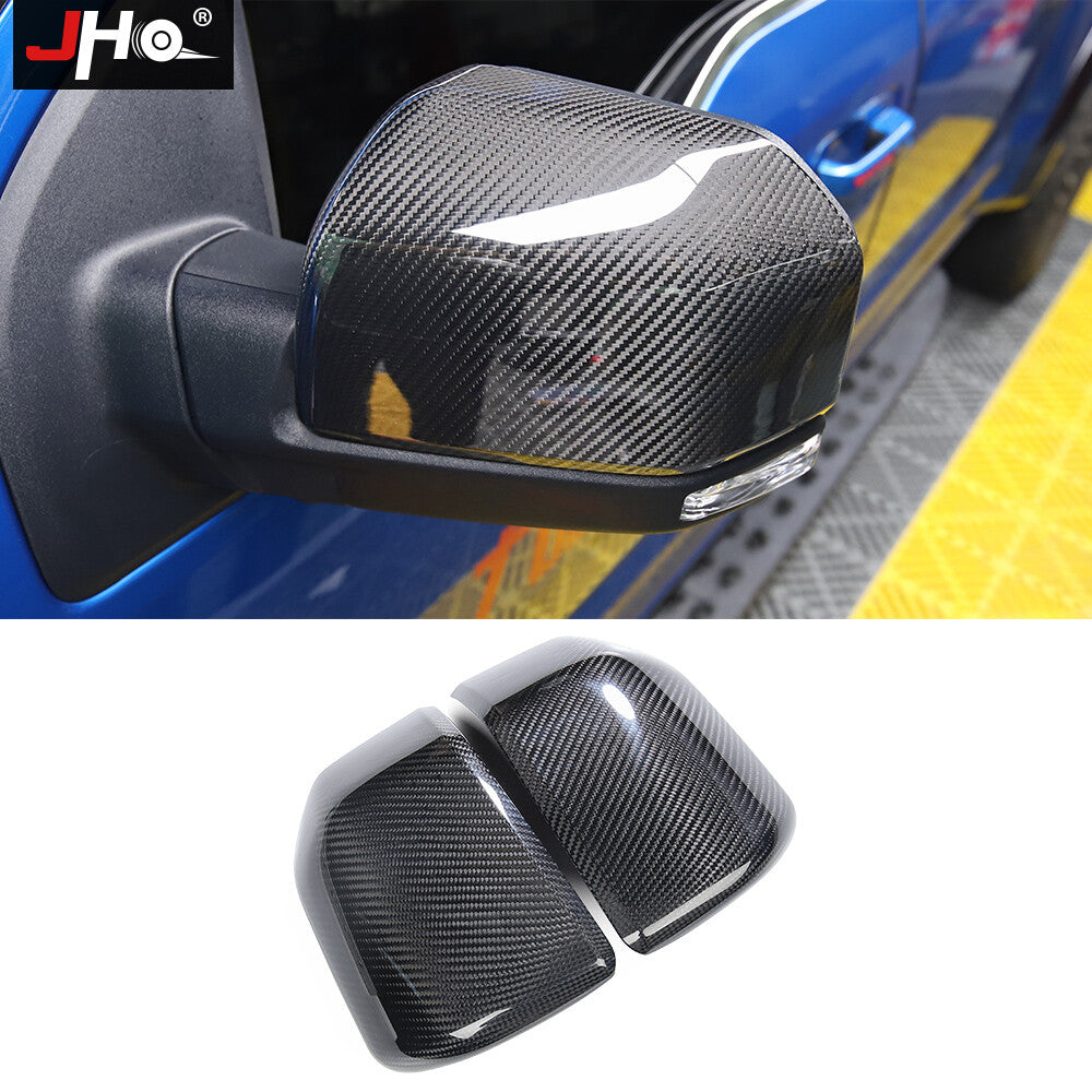 new Real Carbon Fiber L+R Side Mirror Cover Trim for Ford F150