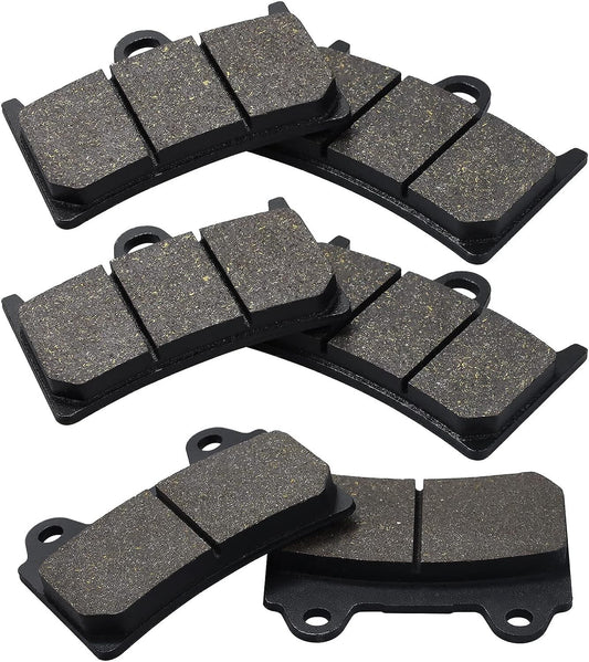 Front and Rear Brake Pads for YAMAHA Road Star Midnight Silverado 2004 -2007