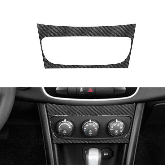 Carbon Fiber Climate Control Outer Frame Cover Trim for Chrysler 200 2011-2014