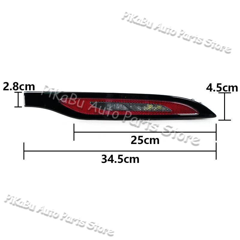 Left Rear Bumper Reflector Light Tail Lamp for Range Rover Evoque L551 2019-2023