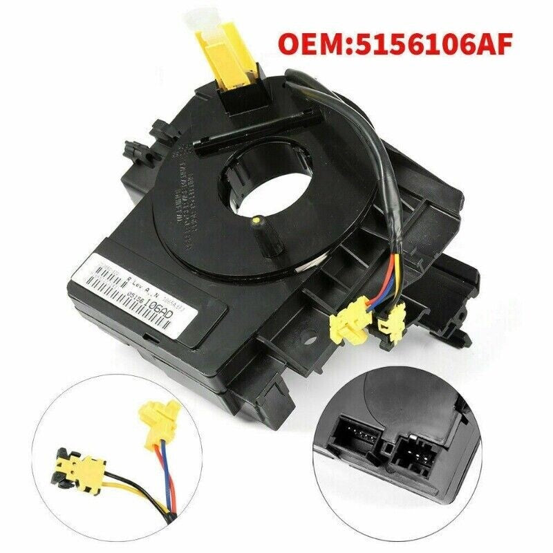 For 2007-2018 for Chrysler for Dodge for Jeep OEM Steering Wheel Clockspring + Angle Sensor