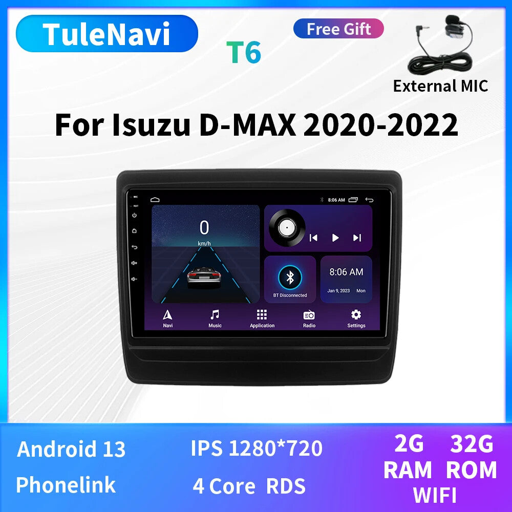 Car Radio for Isuzu D-Max DMAX Auto Multimedia Stereo Player Carplay GPS Auto 4G